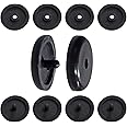 5 Sets Universal Fit Seatbelt Stopper Kit, Snap-on Seat Belt Button Stop, Black Seat Belt Buckle Button Prevent Plastic Seat Belt Button Buckle Clip Stop From Sliding Down The Belt