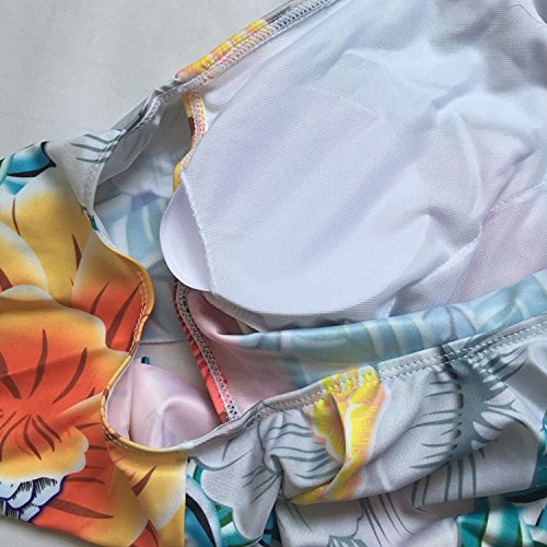 PiePieBuy Women A-Line Off Shoulder Sexy Ruffle Flounce Bikini African Swimsuit Swimwear Bathing Suit