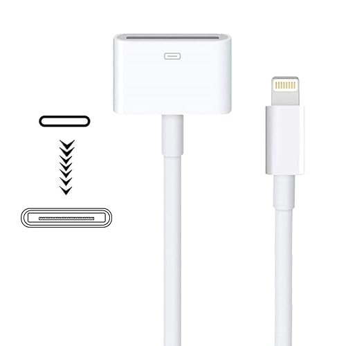 Apple Lightning to 30 Pin Adapter,MFi Certified Pin Male to 30