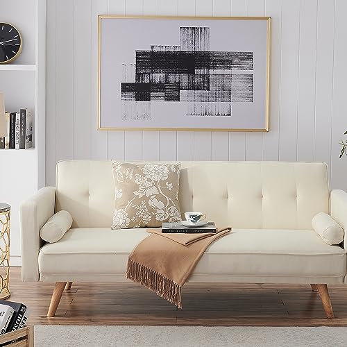 ERYE 3-in-1 Upholstered Napping Futon Sofa Loveseat