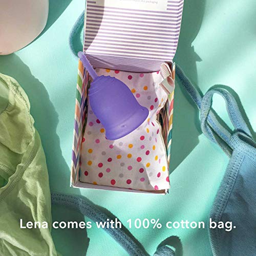 Lena Menstrual Cup Sensitive Large Super Heavy Menstruation Flow