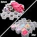 KLOUD City Household White Plastic Partition Bee Style Underwear Socks Bras Ties Belts Scarves Drawer Divider Cabinet Clapboard (White)