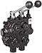 Prince RD522CCAA5A4B1 Directional Control Valve, Two Spool, 4 Ways, 3 Positions, Tandem Center, Cast Iron, 3000 psi, Lever Handle, 25 gpm, In/Out: 3/4" NPTF, Work 1/2" NPTF primary