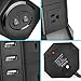 Vertical Power Strip, EletecPro Tower Extension Lead Smart Socket 2M/6.6ft With Surge Protection Overload Protection 8 Way Outlet and 4 USB (5V/4.5A ) Charging Ports Stations Cord Fireproof