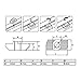 Uxcell a16050300ux0552 M3 Thread Hammer Head T Slot Drop in T-Nuts for 20 Series Aluminum Profile (Pack of 10)