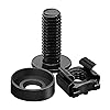 Leadrise 50-Pack M6 x 16mm Computer Rack Mount Cage Screws and Nuts ...
