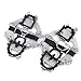 Vdealen 2 PCS 12 Teeth Claws Crampons Non-slip Shoes Cover With Stainless Steel Chain Outdoor Ski Ice Snow Hiking Climbing Dig Into Variety Types Of Terrain Ice, Packed Snow, Wet Rocks, Concrete