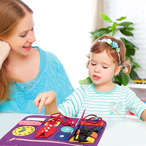 Edufriends Busy Board for Toddlers Montessori Busy Board Busy Board