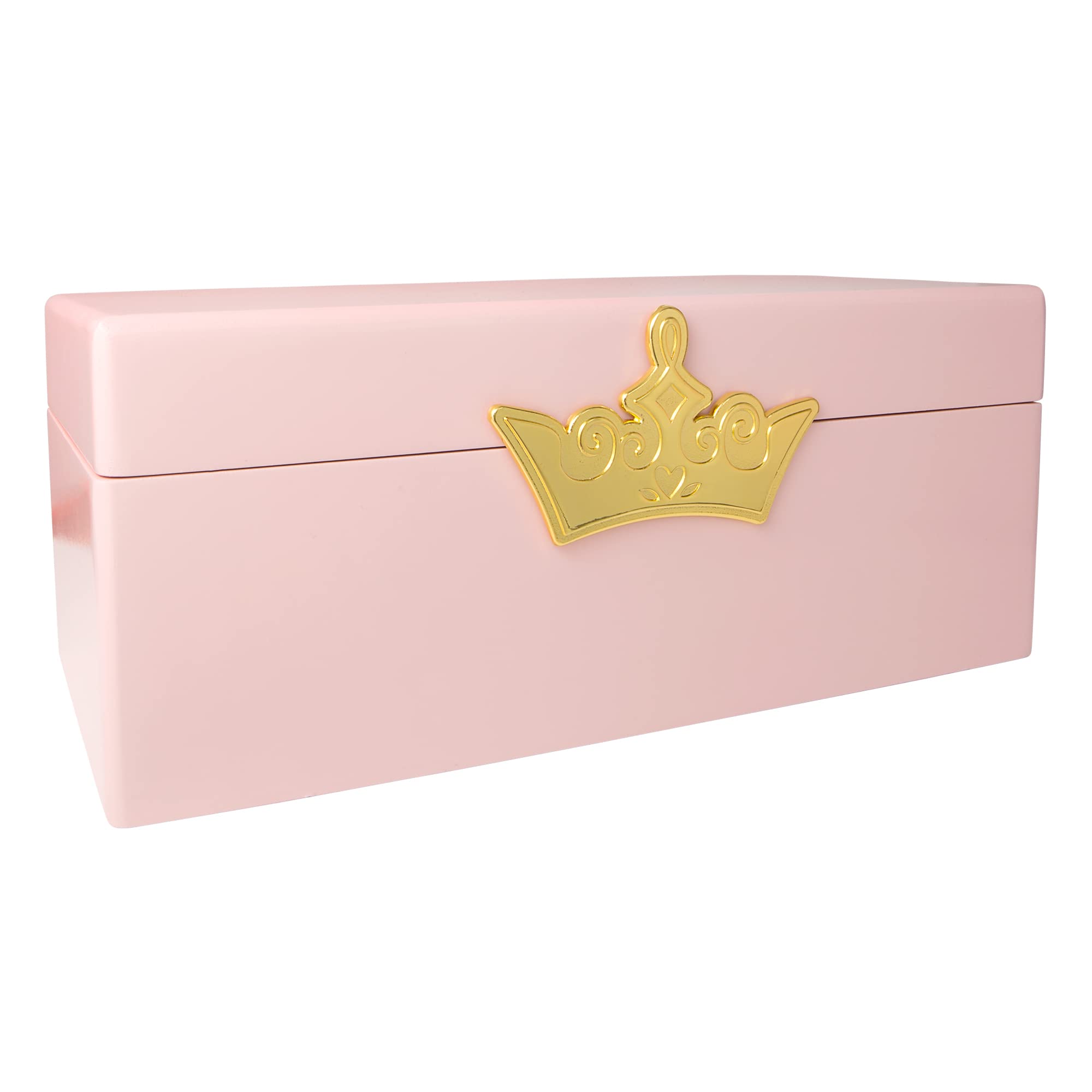 PEERS HARDY Princess Crown Wooden Jewelry Box 10X24Cm