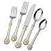 Wallace Napoleon Bee 24kt Gold Accent 18/10 Stainless Steel 45-piece Flatware Set