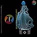 3D Optical Illusion Night Light - 7 LED Color Changing Lamp - Cool Soft Light Safe For Kids - Solution For Nightmares - Disney Princess Cinderella