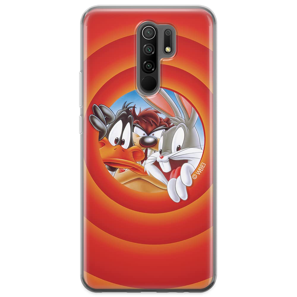 ERT GROUP mobile phone case for Xiaomi REDMI 9 original and officially Licensed Looney Tunes pattern 002 optimally adapted to the shape of the mobile phone, case made of TPU
