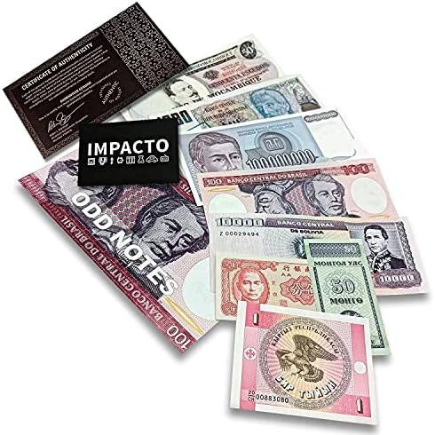 Impacto Coleccionables World Paper Money 10 Odd Banknotes Elevate