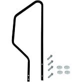 3 Step Handrail Fit for Above 2nd Generation RV Entry STP214-121H | Hand Rail Above Rv Steps Add Even Support, Stability And Security To Your Step, Steel Construction, Black Powder-Coat Finish