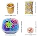12 PCs Ultimate Silly Fluffy Slime Putty Kit Supplies ALL IN ONE with Cloud, Unicorn, Galaxy, Mermaid Sea, Fruit, Clear, Foam, Rainbow, Glitter, Fishbowl Fun Glossy Smiles in Containers for Kids.