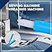 3 Pcs Household Sewing Machine Automatic Threader,Efficient Sewing Machine Threader, Quick Sewing Threader Loopers Household Sewing Machine Auto Threader Needle Changer, Holds Needles Firmly (Blue)