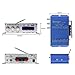 Kentiger FM Audio + MP3 Speaker Car Bluetooth Amplifier HiFi Mini 2 Channel Digital Power Player with LED Light for iPod / Motorcycle