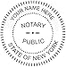 New York Notary Seal Embosser, Desk Model, 1-5/8