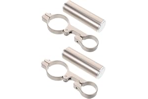 UKCOCO 2pcs Aluminum Alloy Bike Handlebar Extender Clamp Multi-Function Extension Rack for Lights and