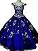 Leho Girls' Princess Beading Ball Gowns Pageant Dresses