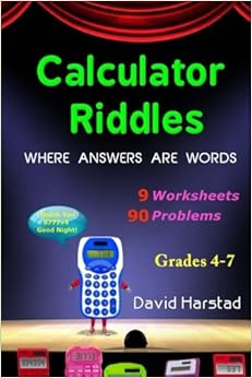 Amazon.com: 90 Calculator Riddles: Where Answers Are Words (Sixth Grade