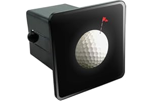 GRAPHICS & MORE Golf Ball Moon Flag Golfing Tow Trailer Hitch Cover Plug Insert 2"