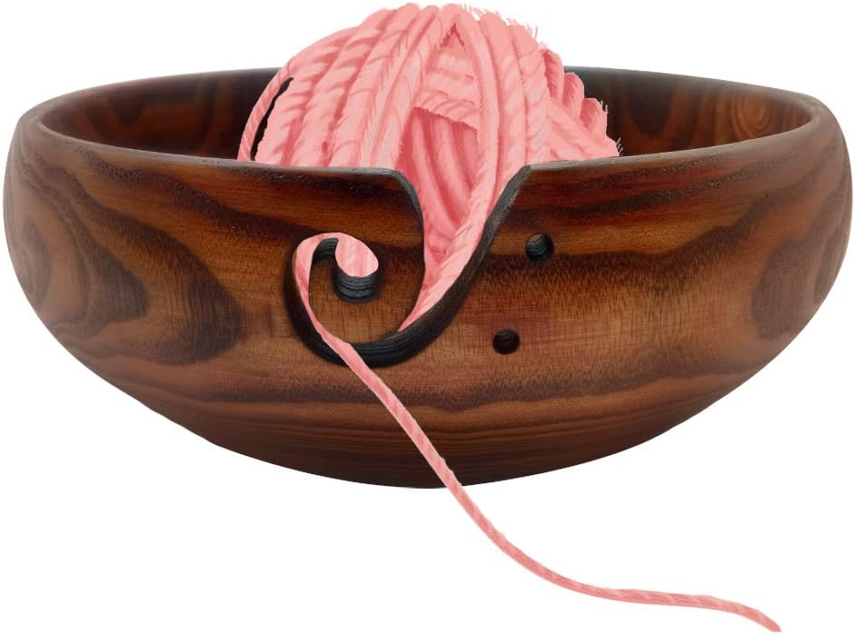 Yarn Bowls for Knitting, Extra Large Yarn Bowl Handmade Yarn Holder