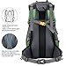 Bseash 60L Waterproof Hiking Camping Backpack with Rain Cover, Large Outdoor Sport Travel Daypack Rucksack for Climbing
