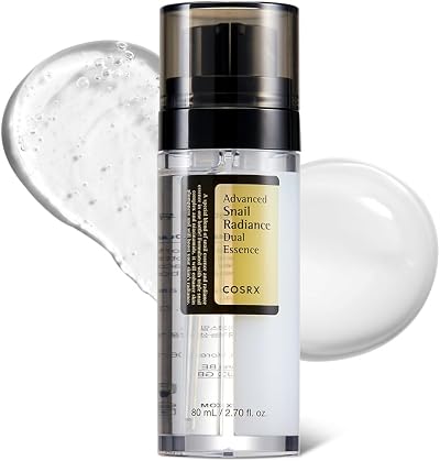 COSRX Niacinamide 5% + Snail Mucin 74% Dual Essence 80ml Hydrating Brightening