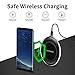 10W Fast Wireless Charger, RISETECH Portable Qi Wireless Charging Pad for Android Samsung Galaxy S9 S8 S8 Plus S7 S7 Edge Note 8 Note 5 and 5W Standard Charge for iPhone X 8 8 Plus Nexus