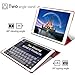 New iPad 9.7-inch 2018 2017 Case, ROARTZ Red Slim-Fit Smart Rubber Folio Case Hard Cover Light-Weight Wake Sleep for Apple iPad 5th 6th Generation Retina Model A1893 A1954 A1822 A1823