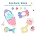 TUMAMA Baby Rattles Teether Toys, Infant Shaking Bell Rattle Set with Storage Box BPA Free Toys for 0, 3, 6, 9, 12 Month Old and Newborn Baby, Candy Colors
