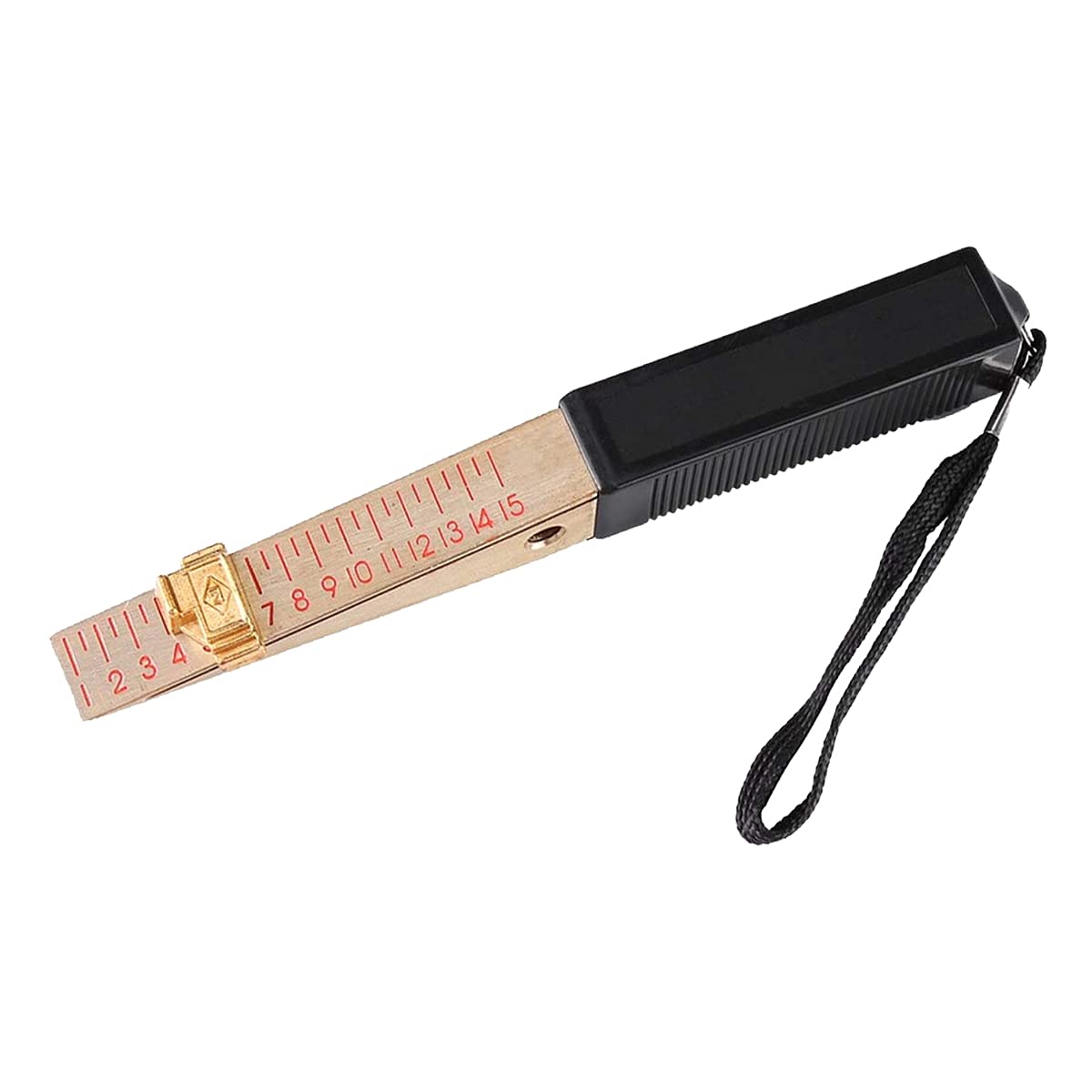 Wedge Shape Vernier Feeler Gauge Vernier Metric Feeler Gauge Engineering Ruler for House Engineering Inspection Flatness Measuring