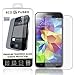 Eco-Fused Premium Tempered Glass Screen Protector compatible with Samsung Galaxy S5 Mini – Glass Screen Protectors with Oleophobic Coating – Anti Fingerprint and Anti Scratch