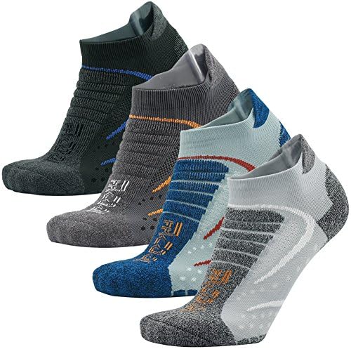 Facool Men's High Performance Low Cut Athletic Running/Hiking Cushion Sports Socks 3/4/6 Pairs