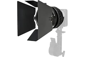 Amaran Mini Fresnel Bowens Mount Attachment for Ray 60c/120c,Halo 60x/100x Light – 4.7inch (12cm),15-30° Adjustable Beam, 6X 