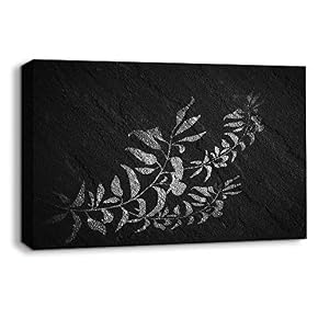Sports Abstract Black Painting Artwork for Home Framed