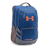 Under Armour Storm Hustle II Backpack, Royal/Blaze Orange, One Size