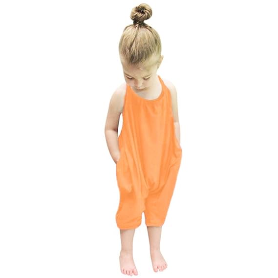 cotton girls jumpsuits