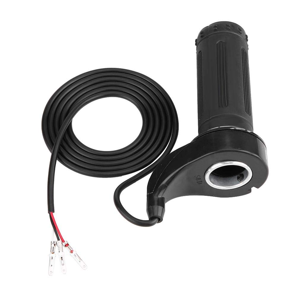 Ebike Twist Throttle, Fydun Universal Motorcycle Accelerator Electric Scooter Twist Speed Throttle Grip with 3 Wires 12/24/36/ 48V