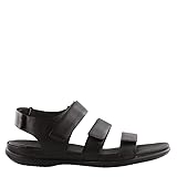 ECCO Shoes Women's Flash Strap Sandal, Black, 38 M