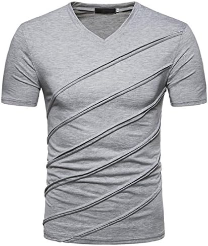 Mens T Shirts,Mens Shirts Short Sleeve,Mens Shirts Casual,Mens Tops,Men Shirt New Look,Moonuy Men Casual Slim Zipper Short Sleeve Fashion Personality T Shirt Top Blouse