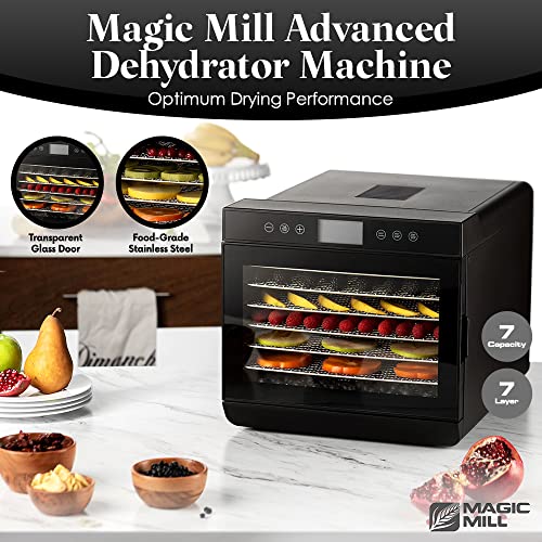 Magic Mill Food Dehydrator Machine Easy Setup, Digital Adjustable