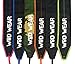 WOD Wear Wrist Wraps for Powerlifting, Strength Training, Bodybuilding, Cross Training, Olympic Weightlifting, Yoga Support - One Size Fits All (Camo/Black Stitch)