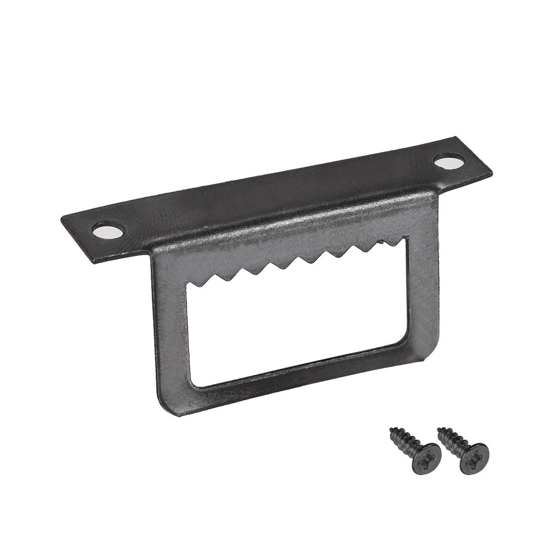 sourcing map Picture Hangers, 1 3/5 Inch L Shape Double Hole with Screws for Frame Hanging, 20 Pcs