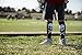 Crazy Socks with Laser Skull and Crossbones Over the Calf Socks (Black/Red, Small)
