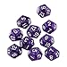 Pack of 10pcs Purple Twelve Sided D12 Dice Playing D&D Warhammer RPG Board Game Favours