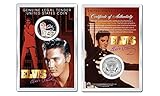 ELVIS PRESLEY - Final Concert OFFICIAL JFK Half Dollar US Coin in PREMIUM HOLDER
