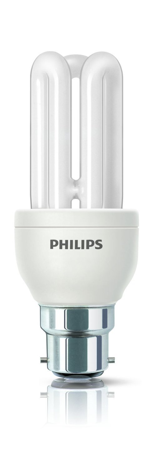 3 X Philips 11w Genie Energy Saving Light Bulb, BC/B22/Bayonet Cap, 10 Year Lifetime
