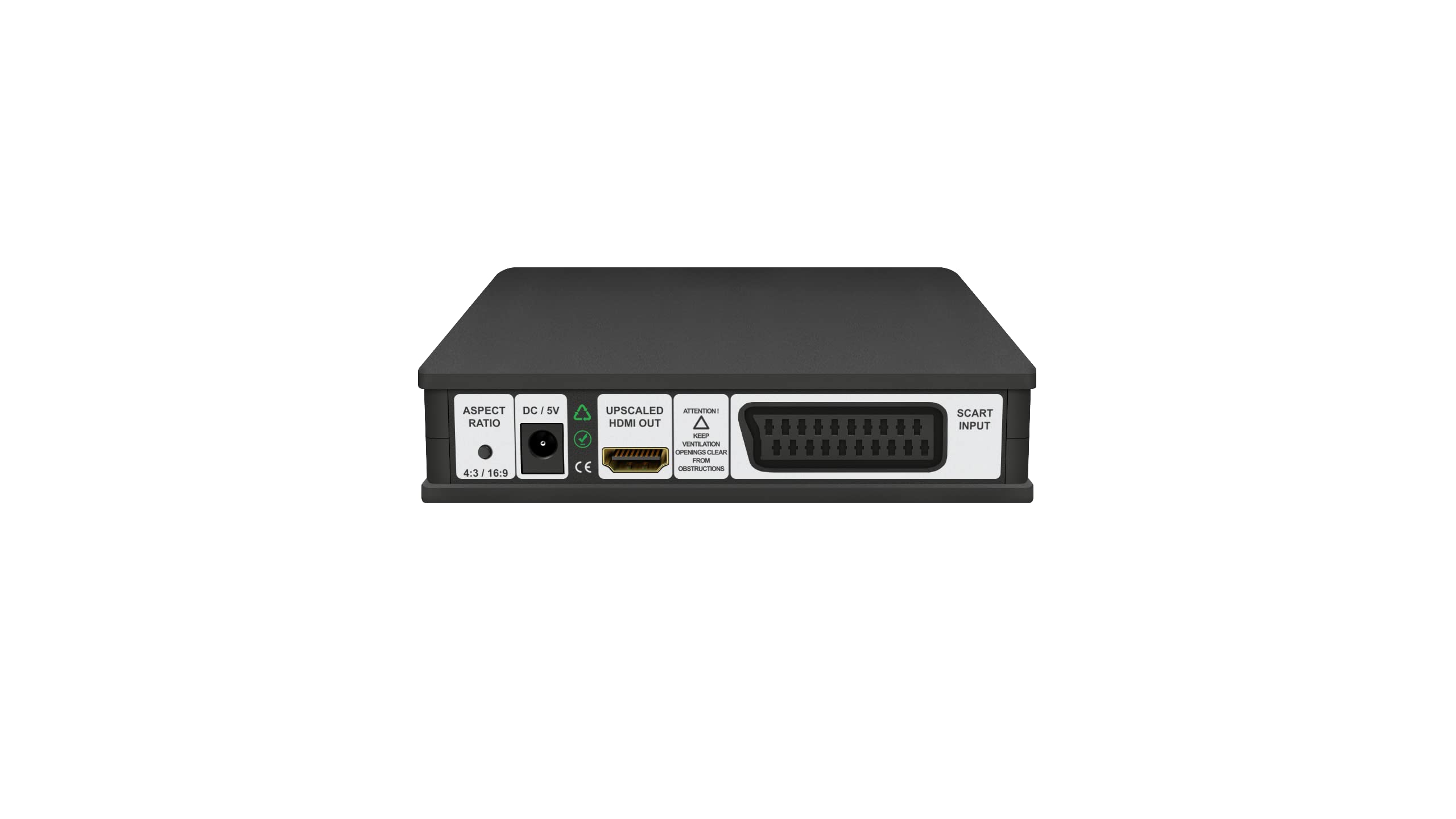 WyreStorm CON-SCT-HD converts and upscales a CVBS/SCART input with stereo audio to an HDMI output resolution of 720p to enable the connection of analog CVBS equipment to digital HDMI displays